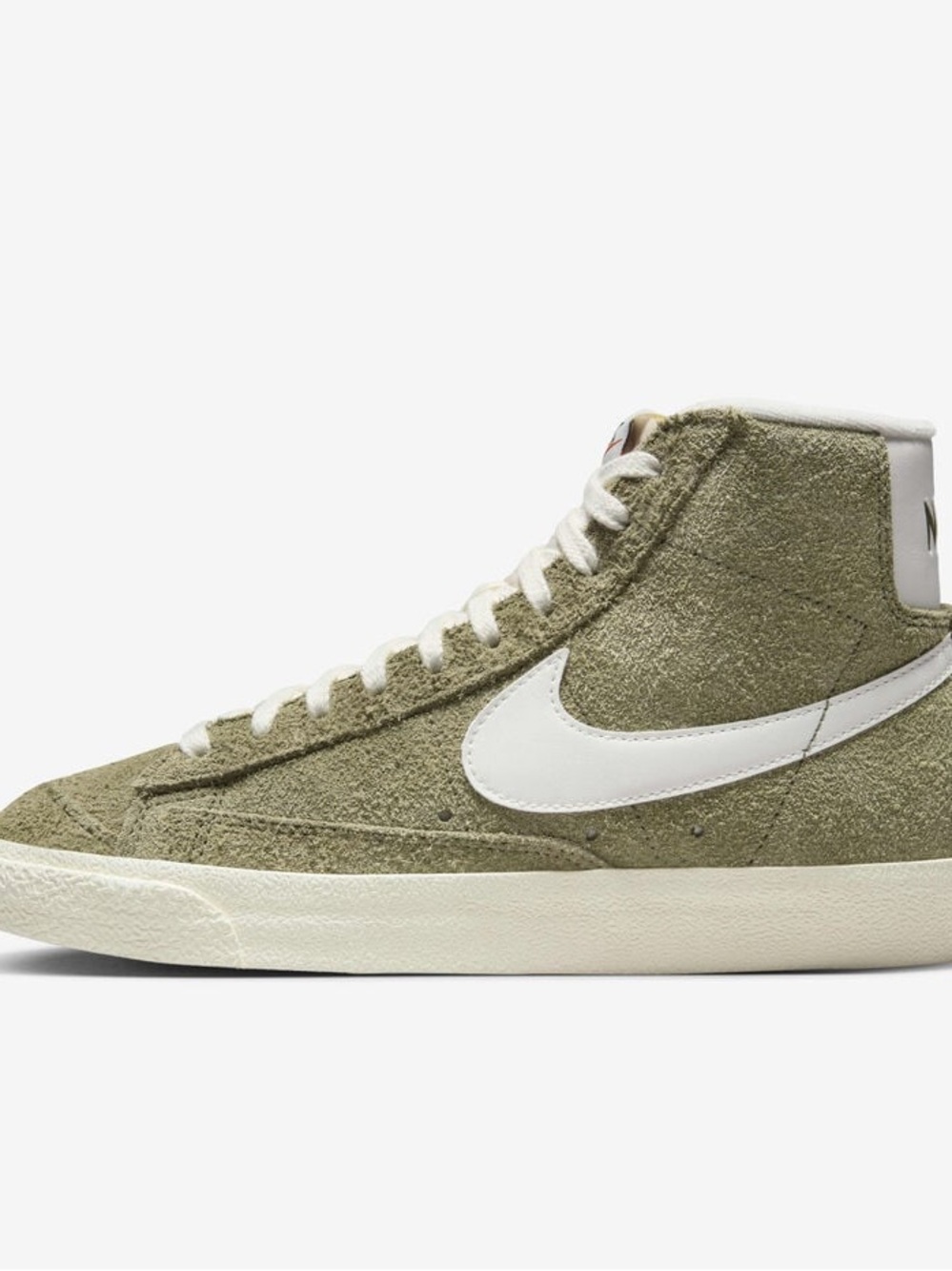 Nike Blazer Mid ‘77 Vintage Olive Green Suede High Top Sneakers Women’s Size 6.5